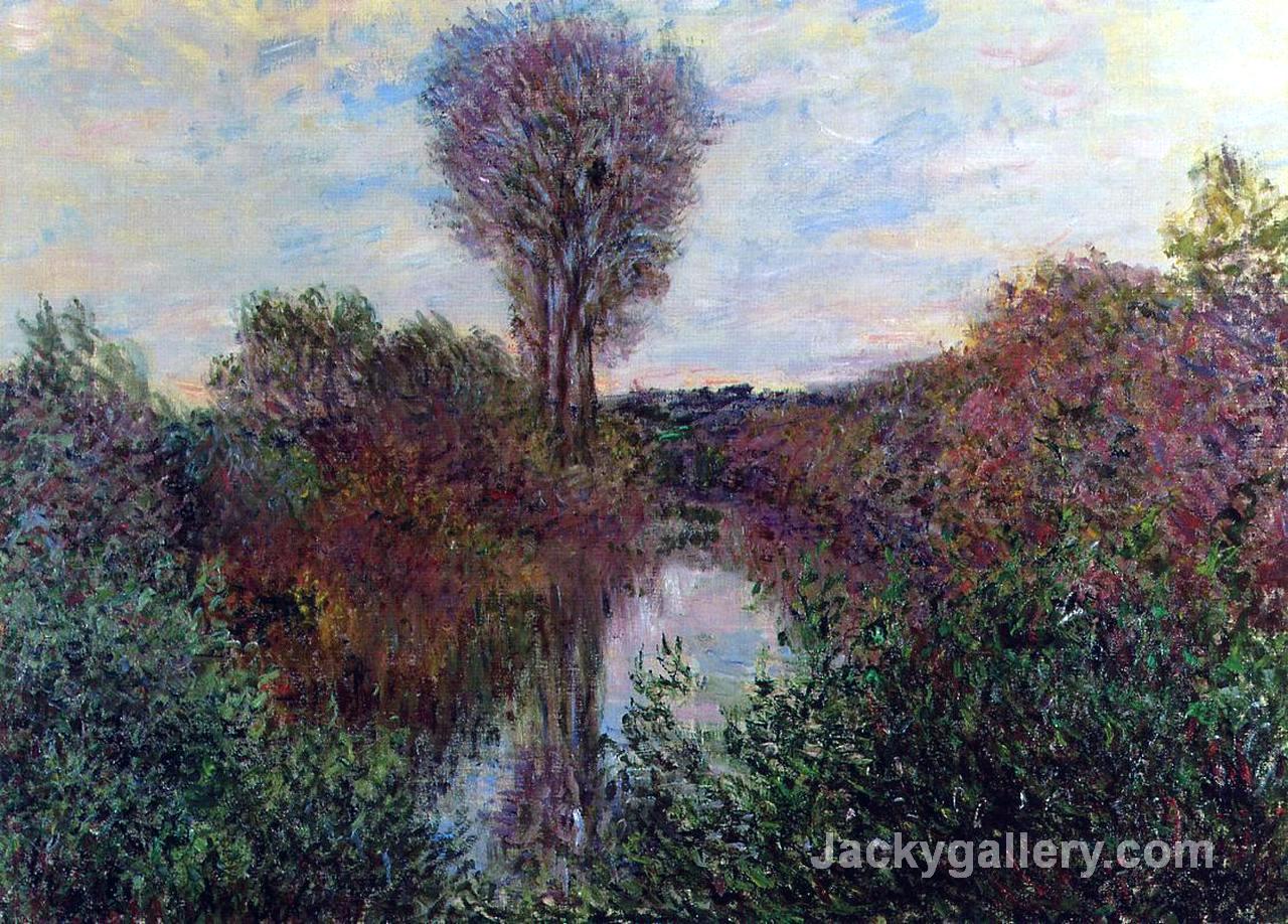Small Branch of the Seine by Claude Monet paintings reproduction